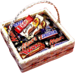 Premium Chocolate Basket – Mixed Bars