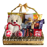 Teddy & Treats Gift Basket